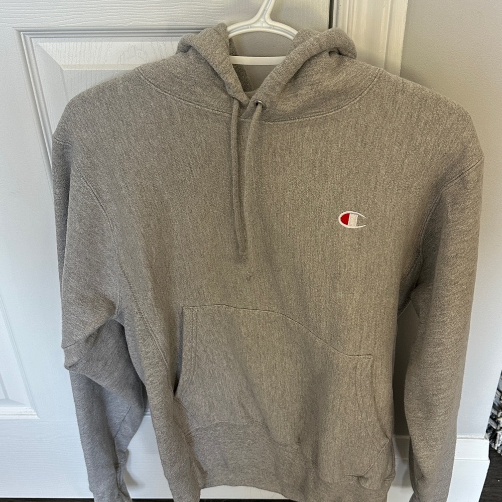 Champion Gray reverse weave hoodie